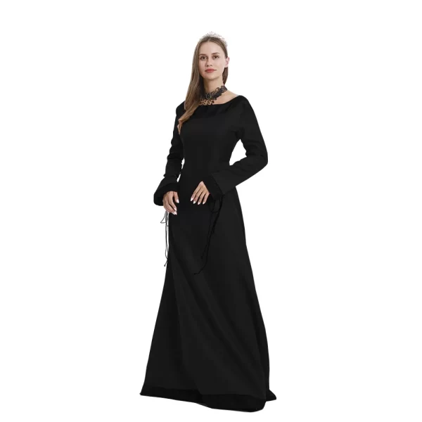 Medieval Gothic Cosplay Costumes For Women Halloween Carnival Party Performance Long Sleeve Middle Ages Renaissance Dresses - Image 6